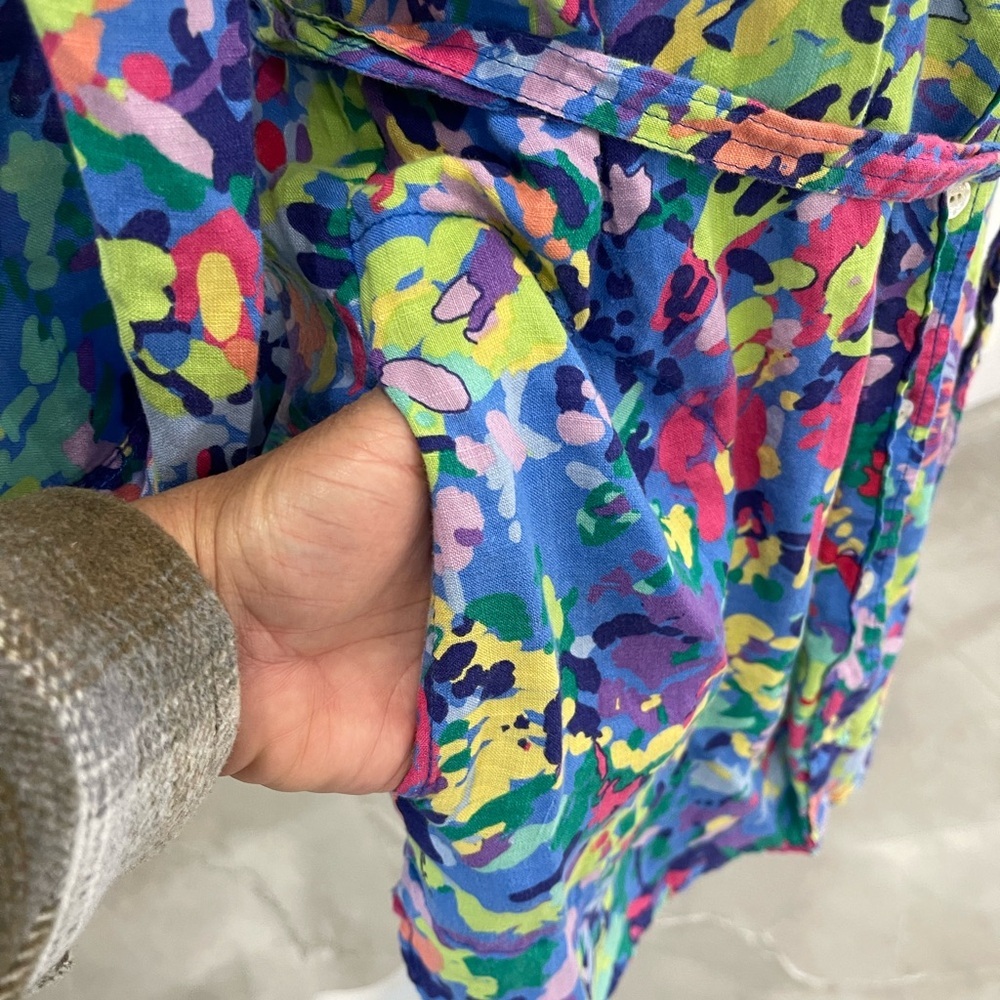 Colorful Abstract Print Mini Dress - Picture 3 of 9